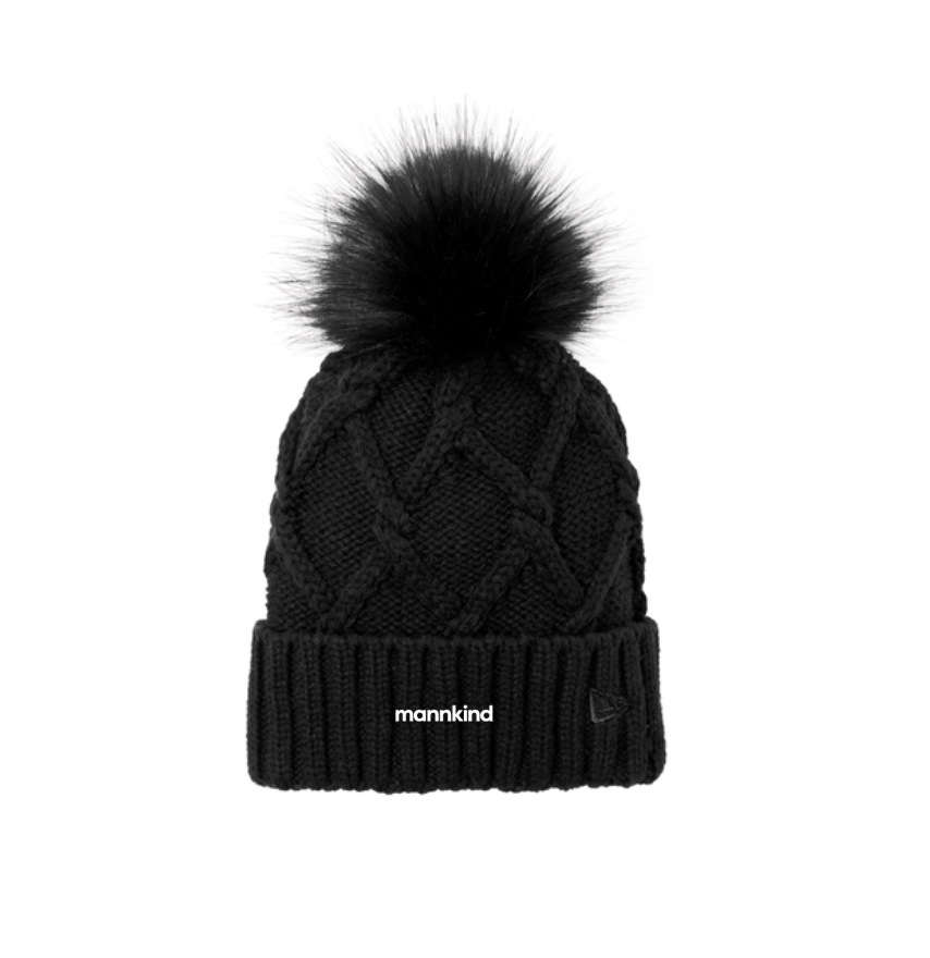 New Era® Faux Fur Pom Beanie